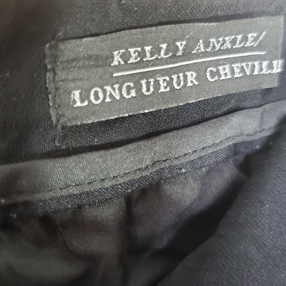 Lord And Taylor Womens Black Pants Crop Kelly Ankle Size 10 - Picture 9 of 10